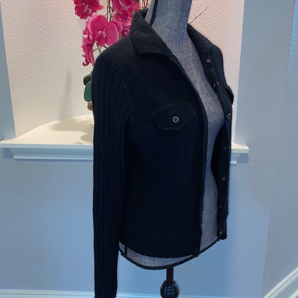 Black Cardigan Sweater by i.e. relaxed Macys - Picture 2 of 7